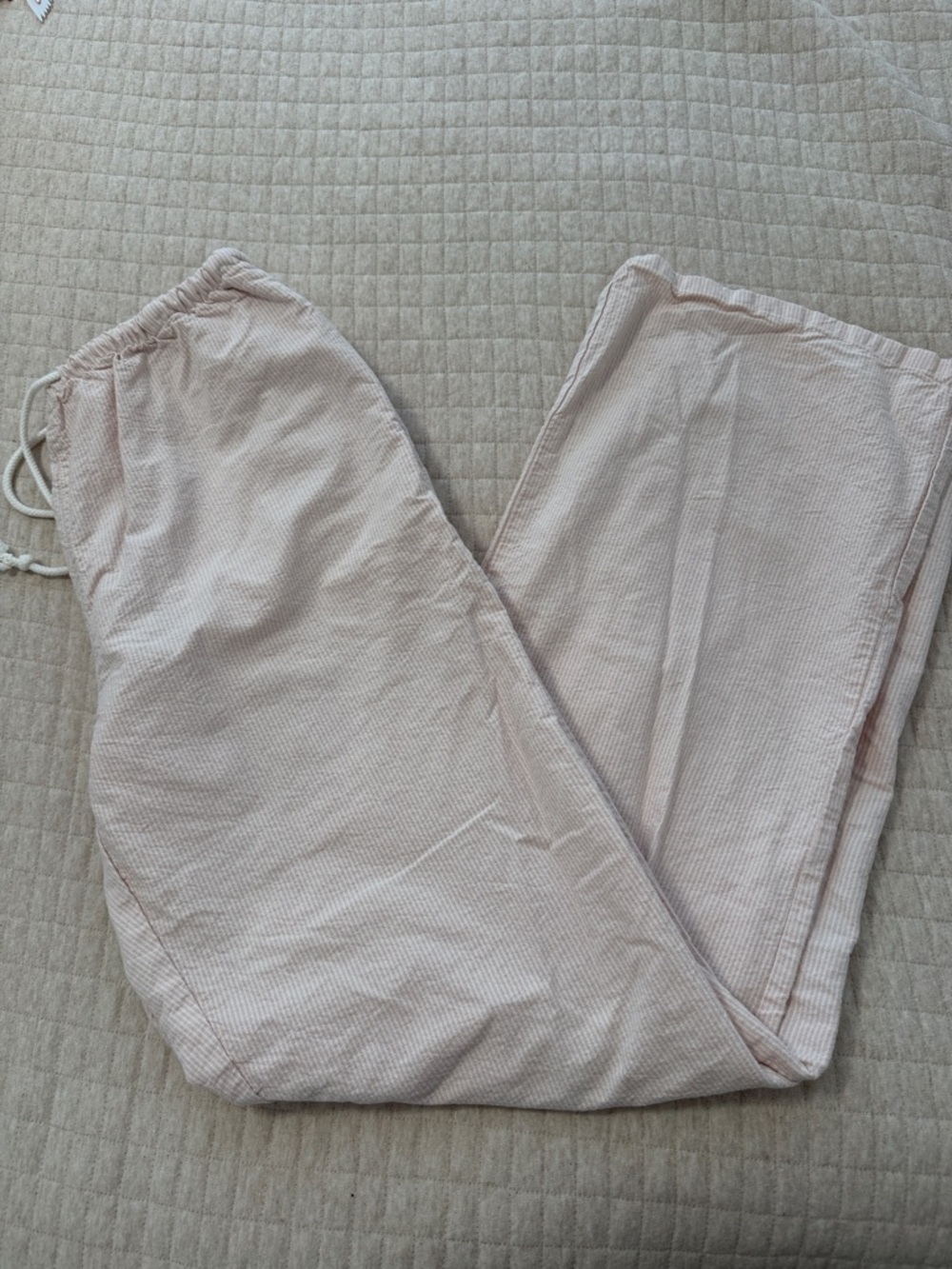 Brandy Melville light striped linen pants - Picture 3 of 4